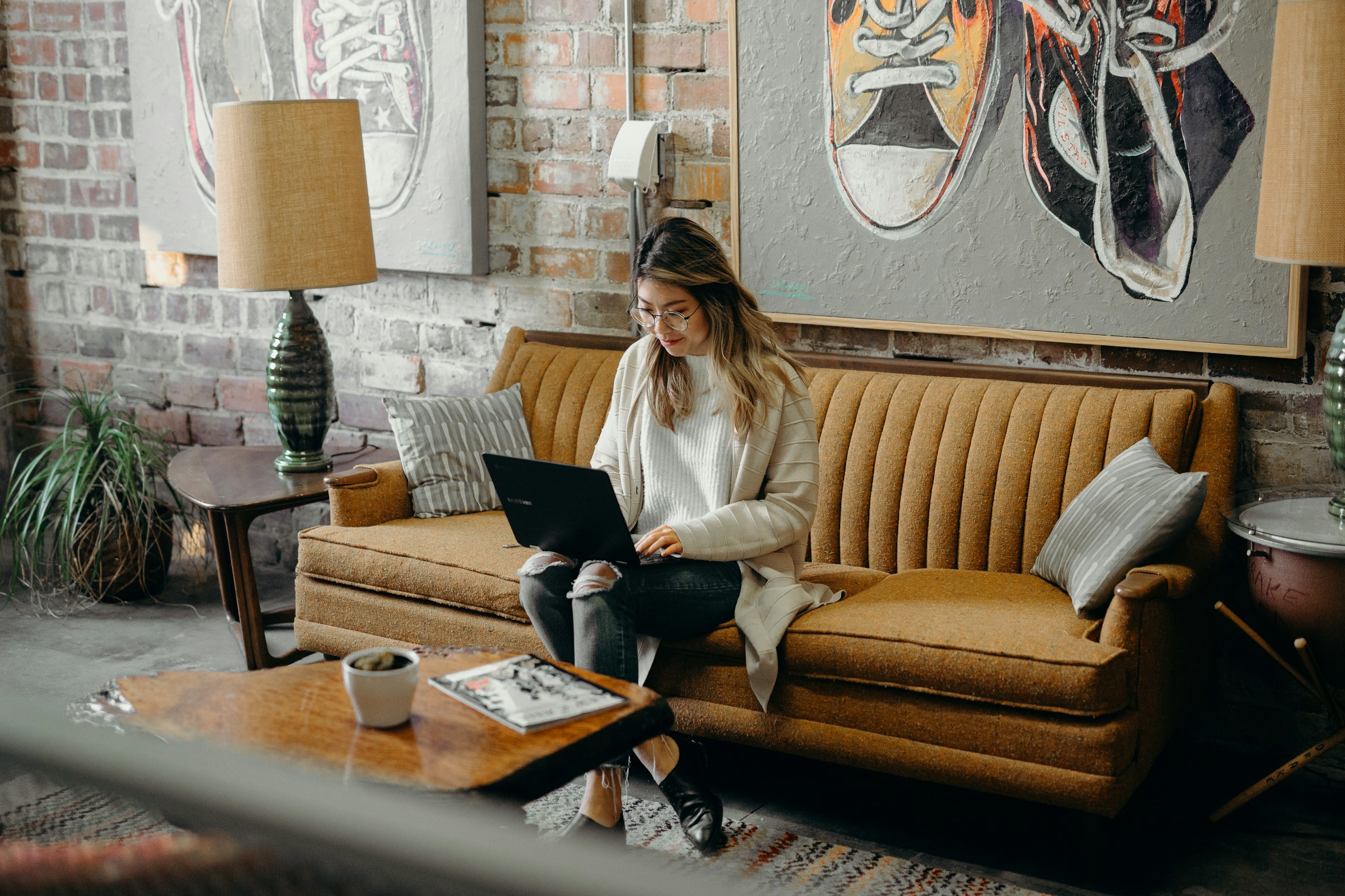 woman on laptop - Cold Email Lead Generation