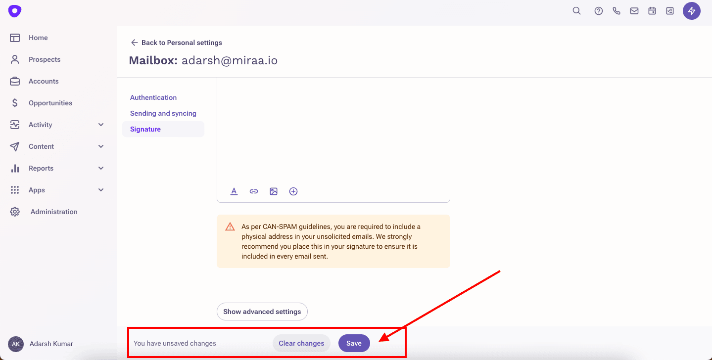 How to Change Email Signature in Outreach to Match Your Brand Voice