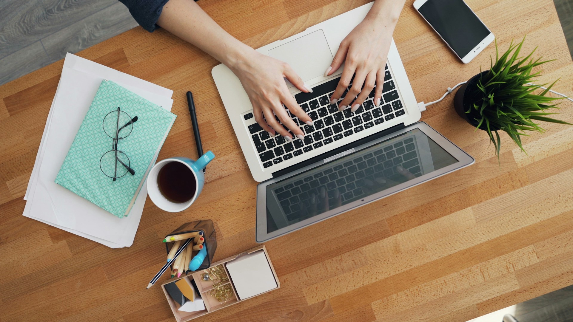 person typing - Wholesale Email Pitch Template