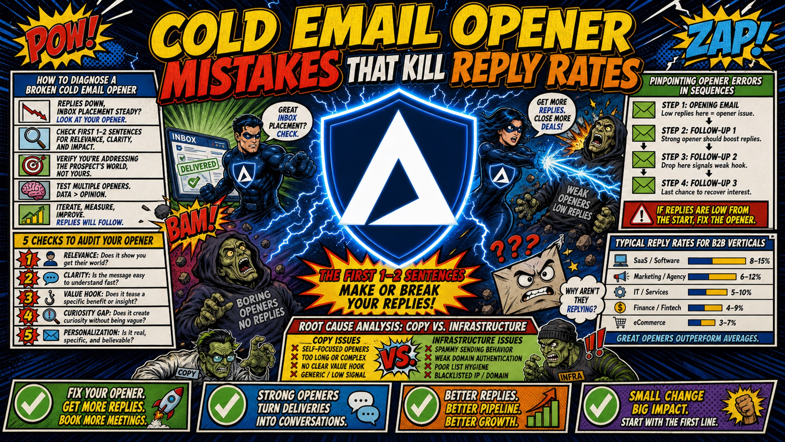 Cold email opener mistakes that kill reply rates