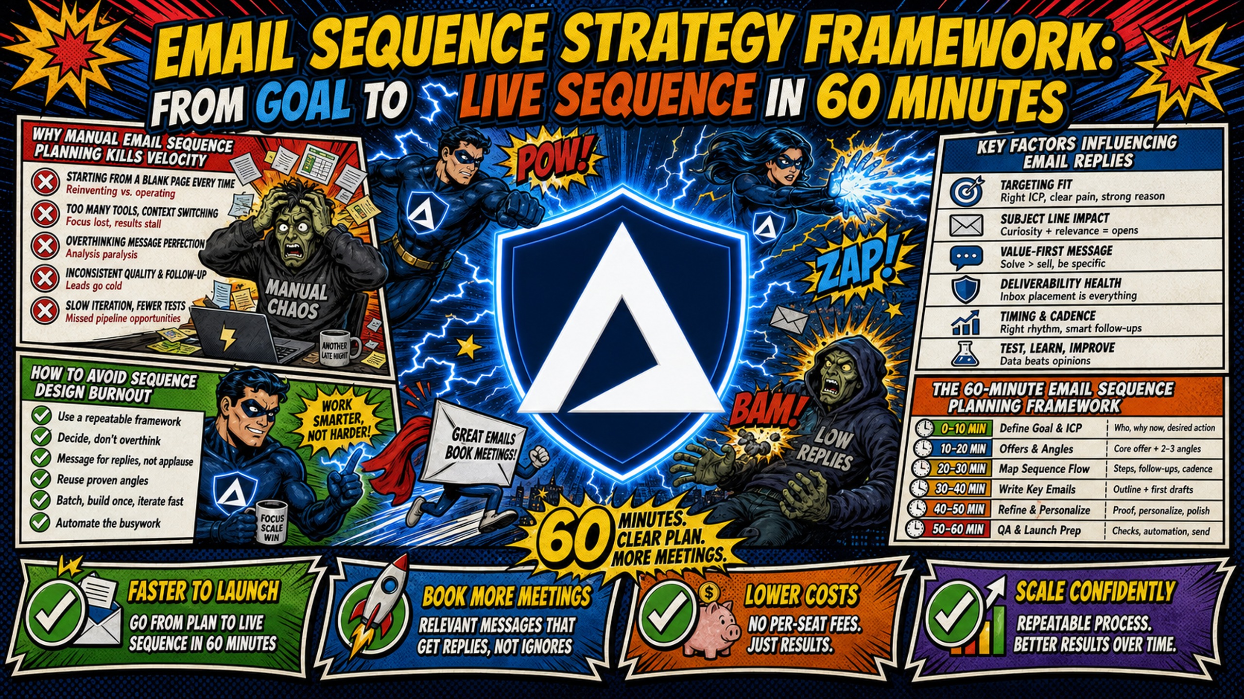 Email sequence strategy framework: From goal to live sequence in 60 minutes