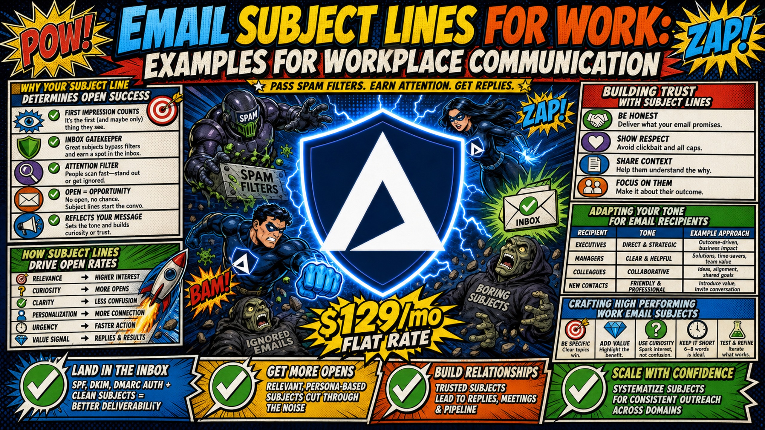 Email subject lines for work: examples for workplace communication