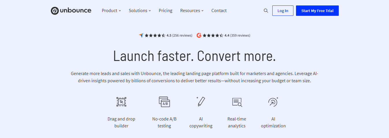 Unbounce - Automated Lead Generation