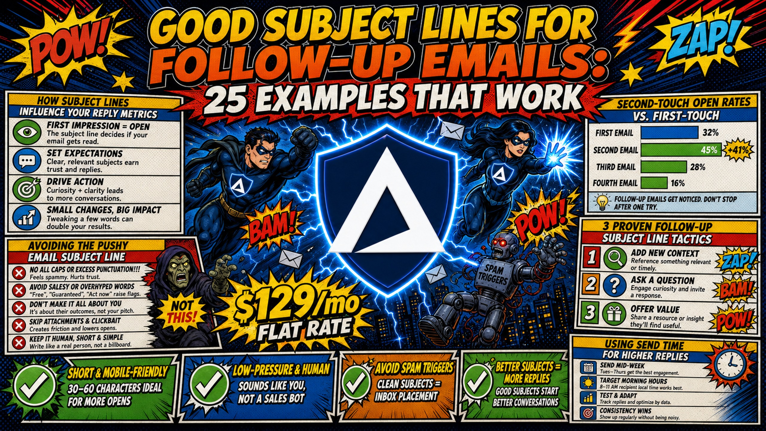 Good subject lines for follow-up emails: 25 examples that work