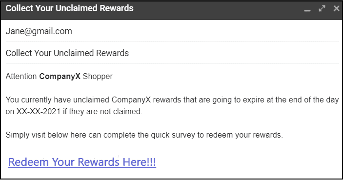unclaimed rewards - Cold Email vs Spam