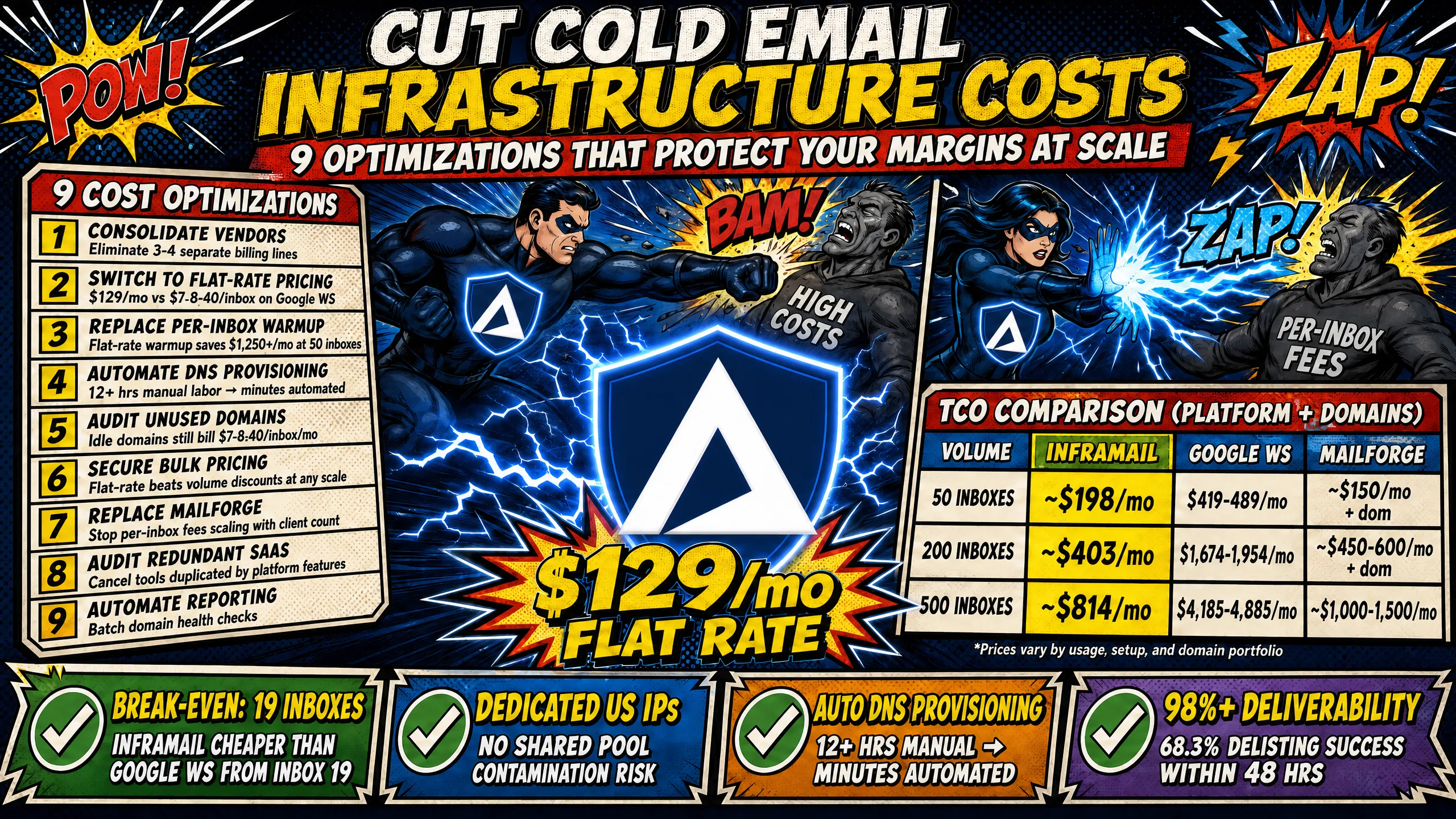 Cut Cold Email Infrastructure Costs: 9 Optimizations That Protect Your Margins at Scale