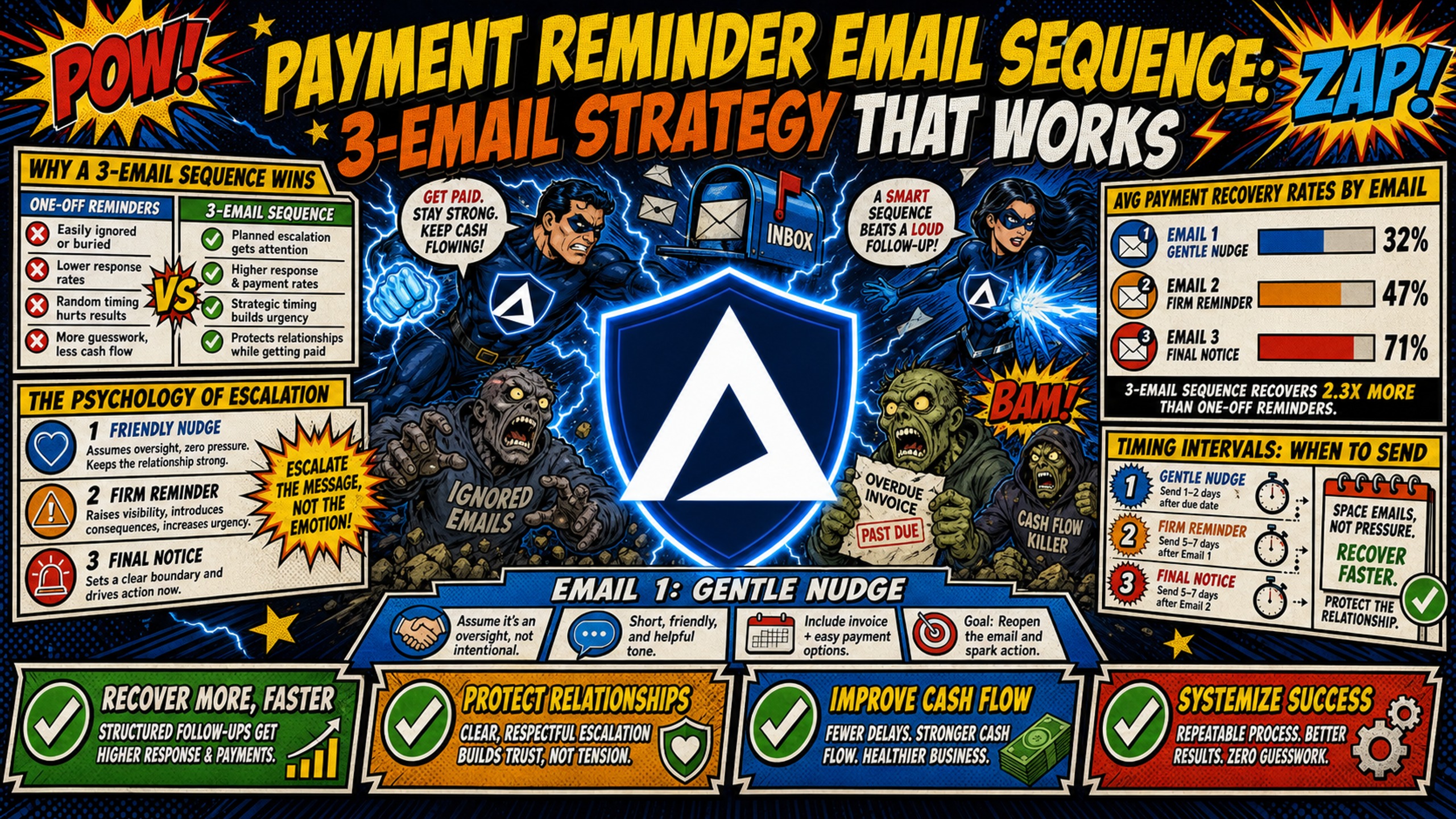 Payment reminder email sequence: 3-email strategy that works