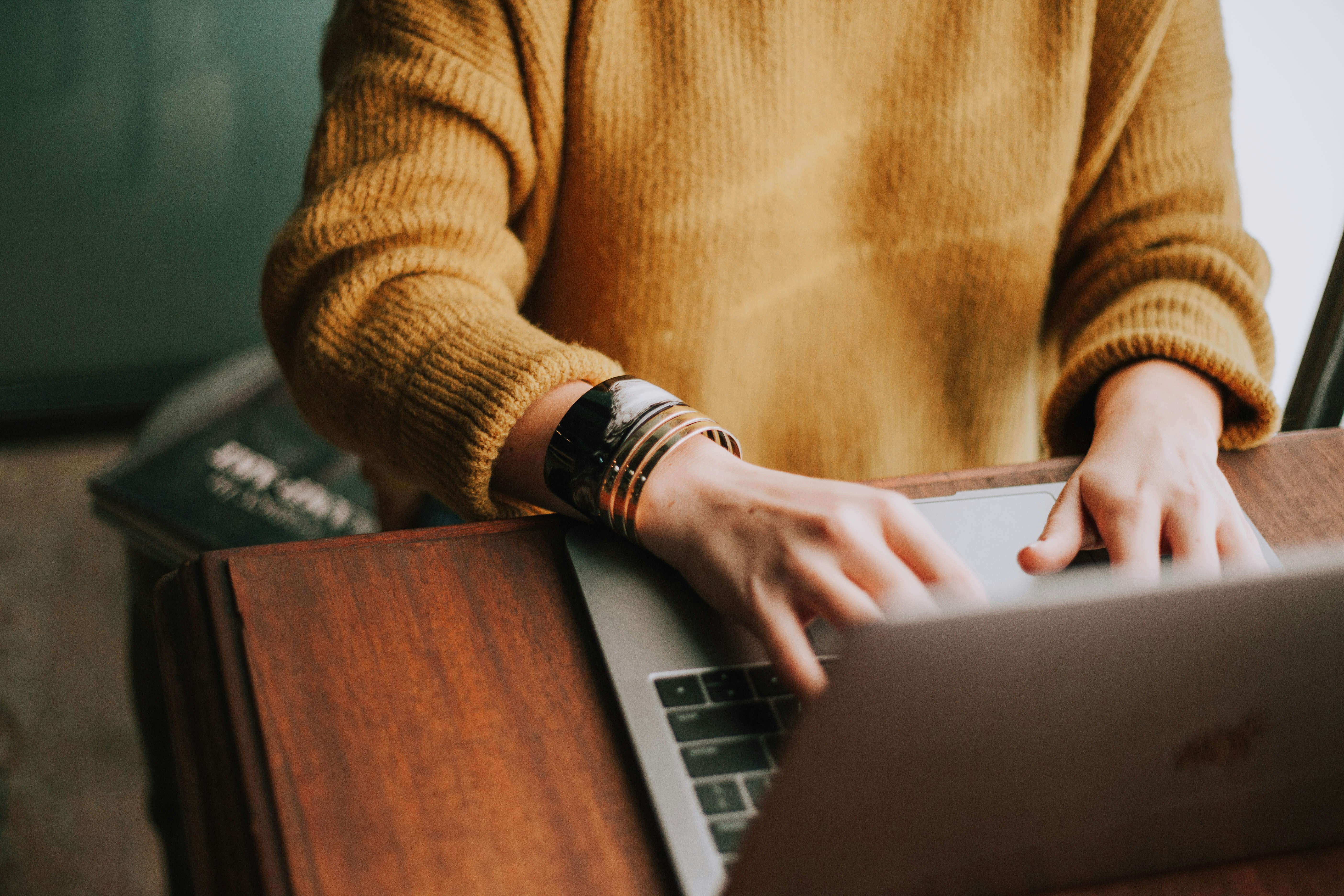 person writing - Cold Email Services